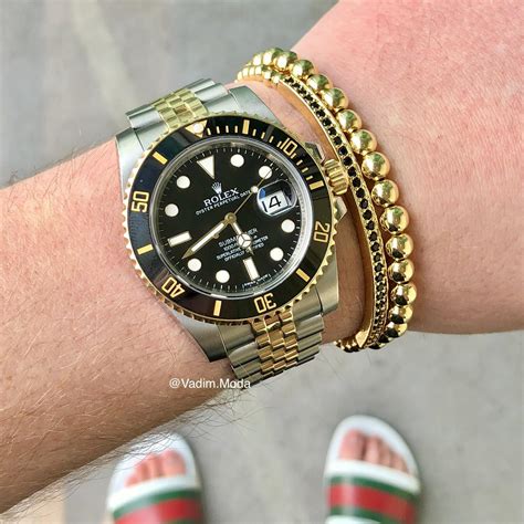 stainless and gold jubilee submariner